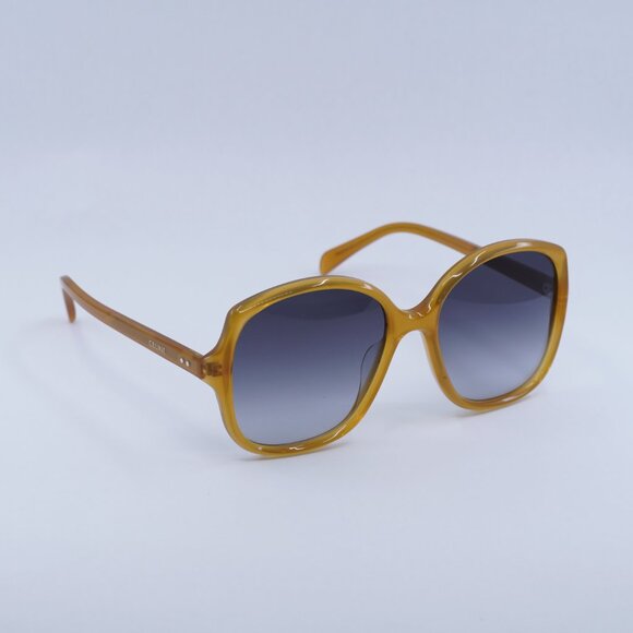 ?️ New Celine CL40172U 47B Sunglasses - Milky Honey Frame, Grey Lenses main image 5